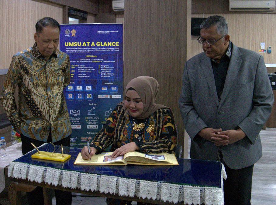 UMSU, FCoEE Dan UDI Bahas Kolaborasi Serta Sosialisasi Konferensi Internasional Pemberdayaan Asnaf