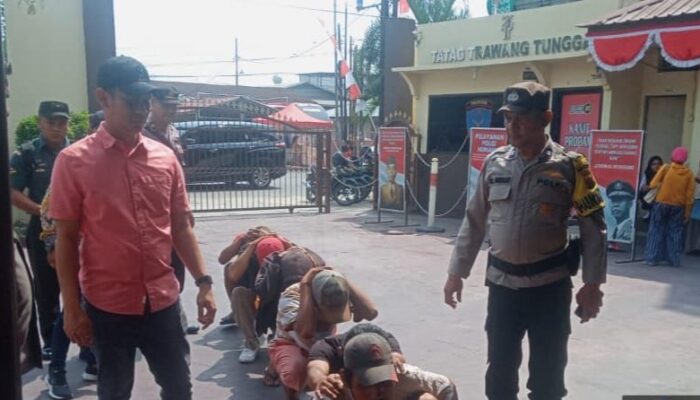 Tertibkan ‘Pak Ogah’, Camat Medan Tembung Bawa 6 Orang Ke Polsek Untuk Dibina