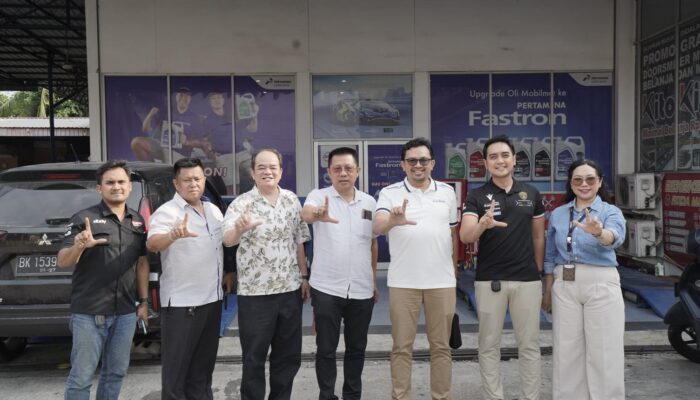 Pertamina Lubricants Resmikan Lounge Robowash x Fastrondi Outlet Grand Sehat Medan