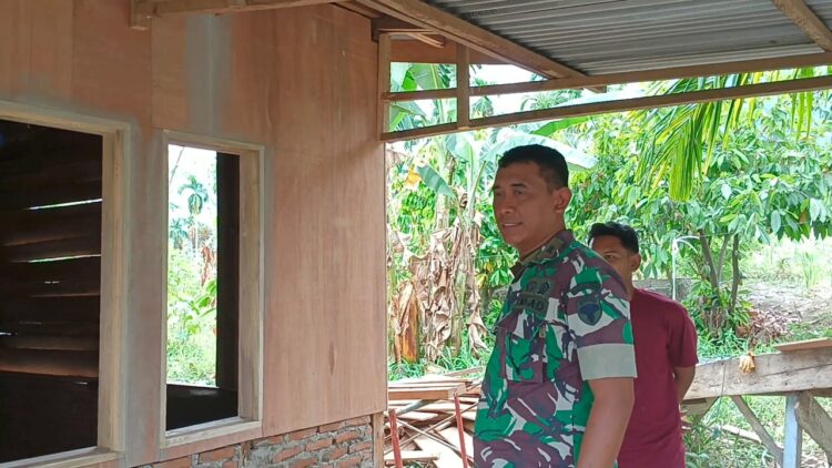 Dansatgas TMMD Kodim 0108/Agara Pastikan Program RTLH Berjalan Optimal