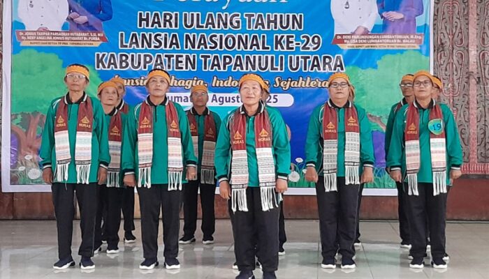 HUT Ke-29 Lansia Nasional Tingkat Taput Meriah