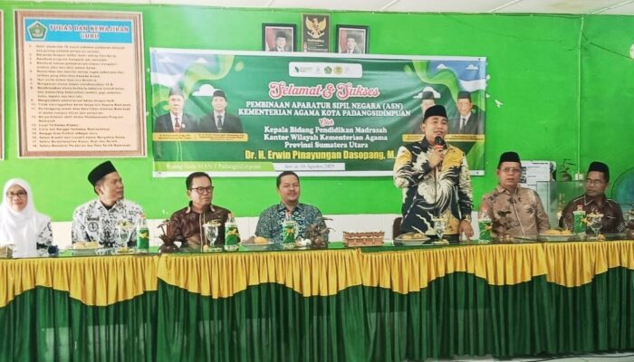 Kabid Penmad Minta Guru Madrasah Cerdas Dan Kreatif Didik Siswa