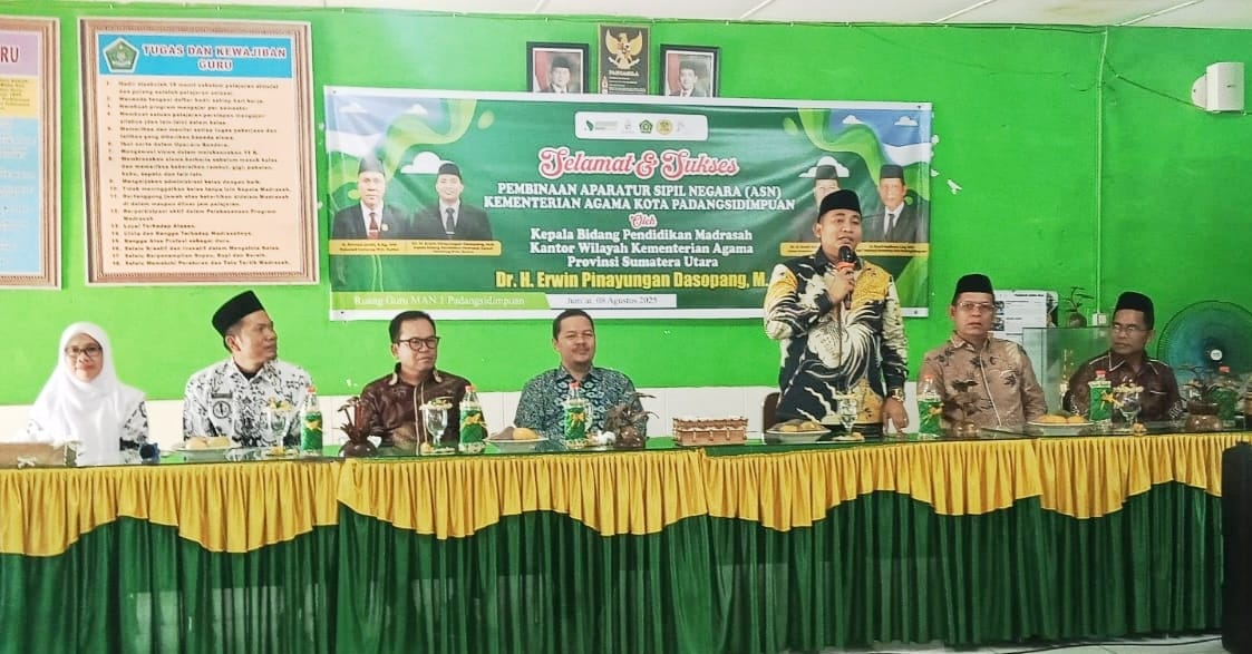 Kabid Penmad Minta Guru Madrasah Cerdas Dan Kreatif Didik Siswa