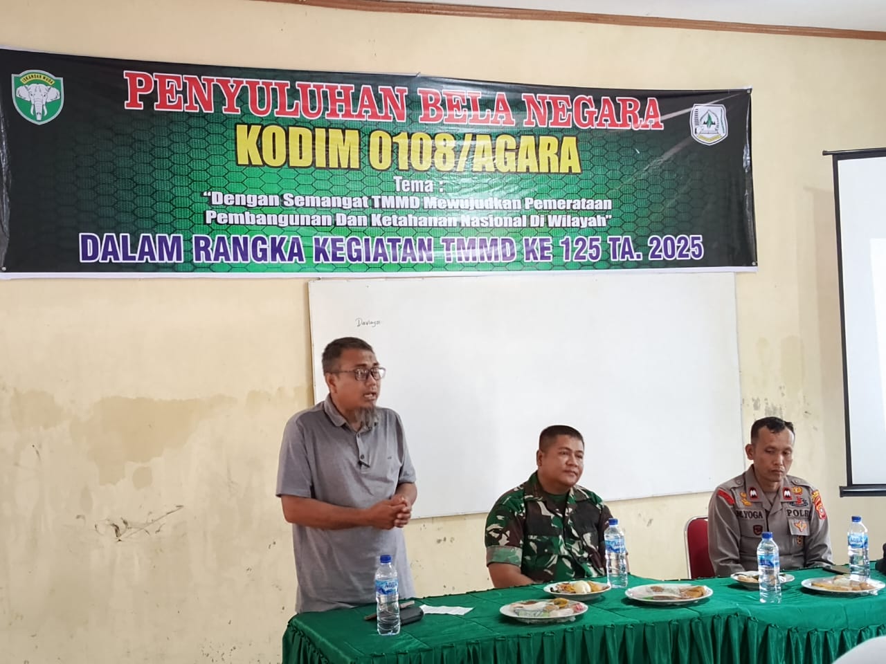 TMMD Kodim 0108/Agara Bekali Siswa SMKN 3 Kutacane Dengan Wawasan Kebangsaan