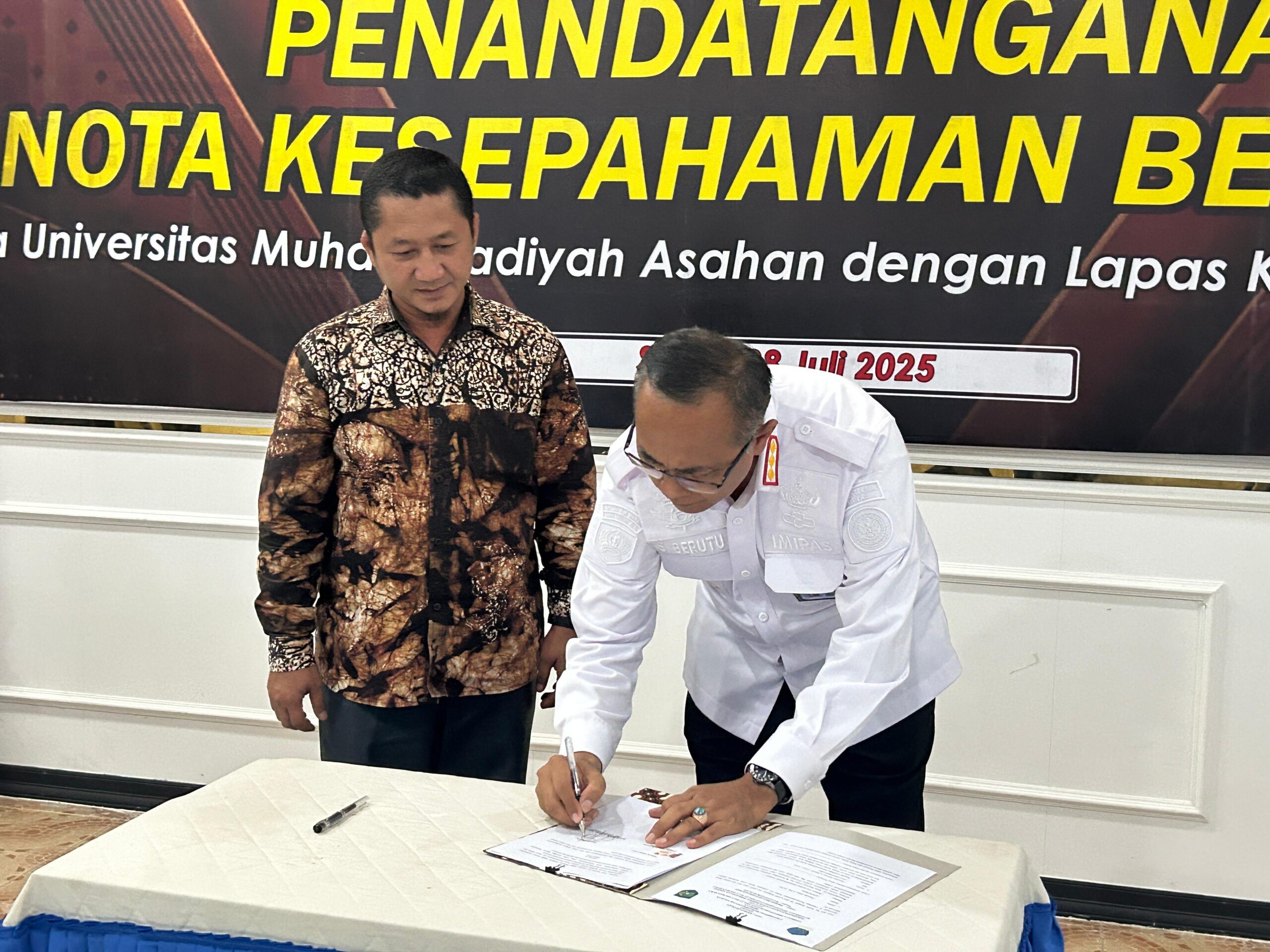 Lapas Labuhanruku Teken Kerja Sama Dengan UMMAS