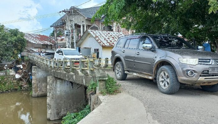 Jembatan Cot Seutui Aceh Utara Sudah Tak Layak