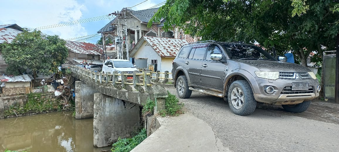 Jembatan Cot Seutui Aceh Utara Sudah Tak Layak