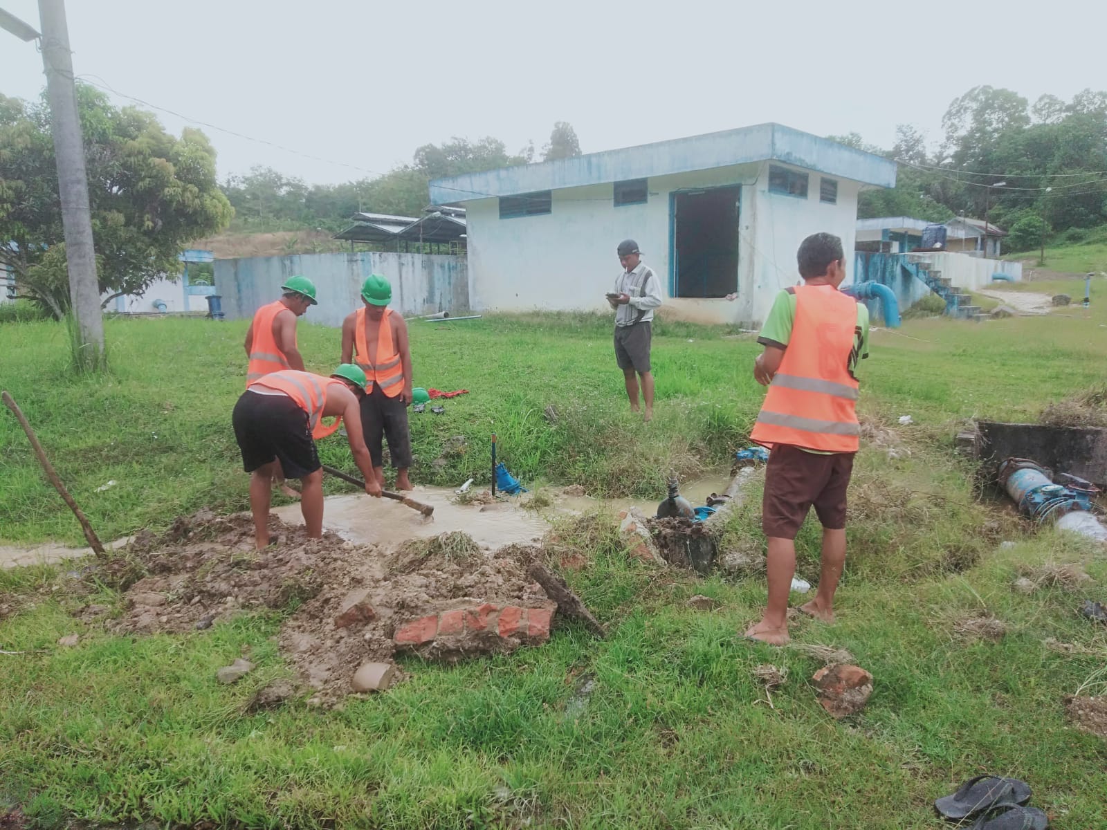 Pipa WTP 4 Tirta Keumuneng Bocor, Pasokan Air Bersih Terganggu