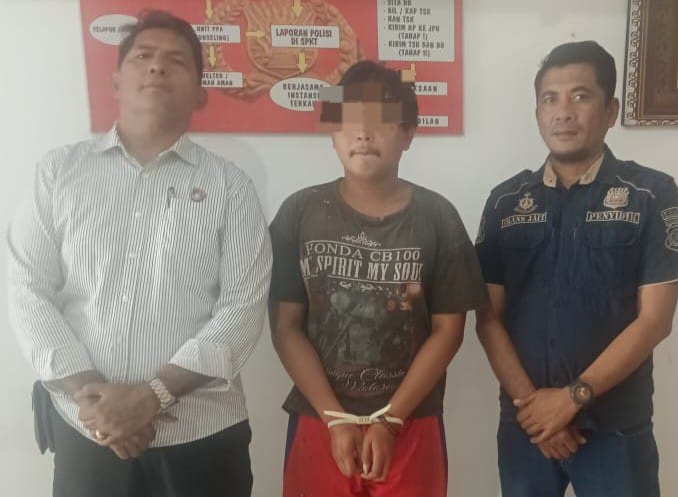 Polres P.Siantar Amankan Pegawai Honorer Cabuli Anak Di Bawah Umur