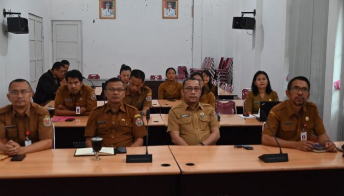 Bupati Humbahas Ikuti Rakor Pengendalian Inflasi