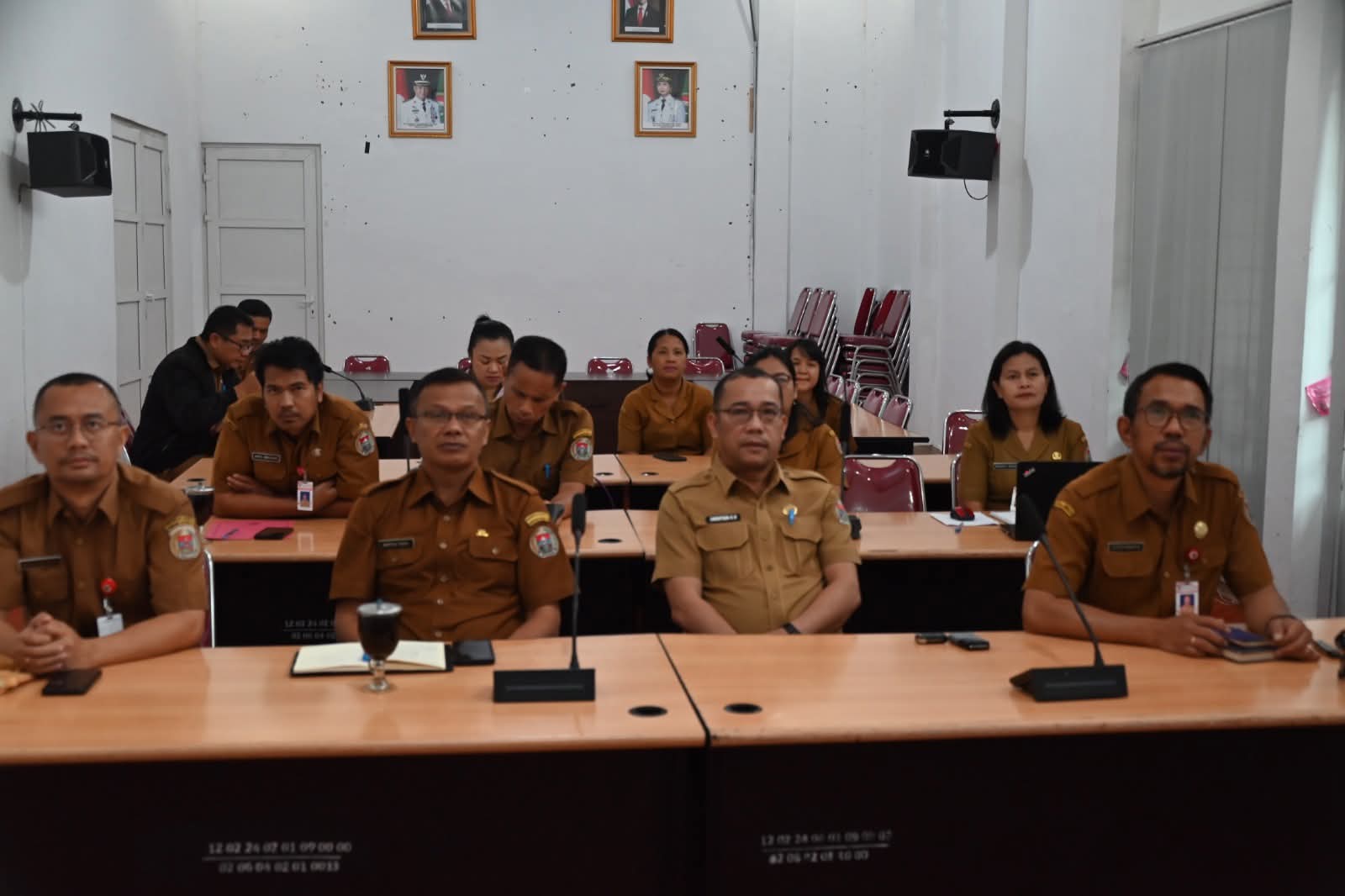 Bupati Humbahas Ikuti Rakor Pengendalian Inflasi