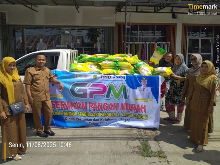 Gerakan Pangan Murah Disambut Antusias Warga Padang Lawas