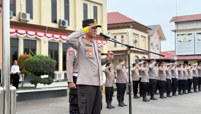 Kapolres Lhokseumawe Tekankan Profesionalisme Dan Respons Cepat Dalam Pelayanan