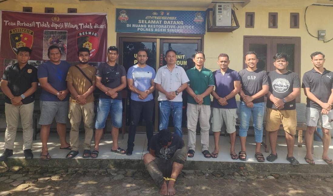 Polisi Tangkap Warga Asahan Penusuk Pasutri Di Aceh Singkil