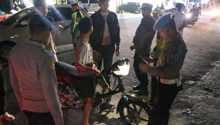 Ganggu Kamtibmas, Polres Aceh Singkil Tilang Sepmor Knalpot Brong