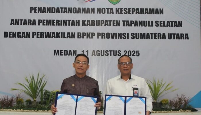 Pertama Di Sumut, Pemkab Tapsel Kukuhkan Komitmen Kerja Sama Dengan BPKP