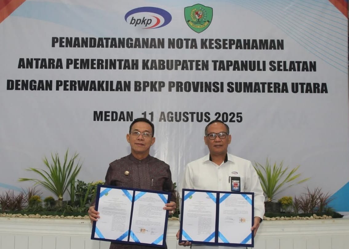 Pertama Di Sumut, Pemkab Tapsel Kukuhkan Komitmen Kerja Sama Dengan BPKP