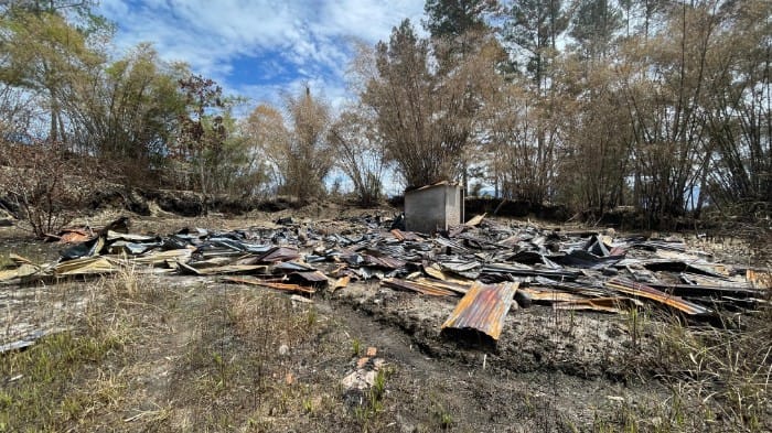 Dua Rumah Adat Batak Milik Keluarga Situmorang Di Samosir Ludes Terbakar