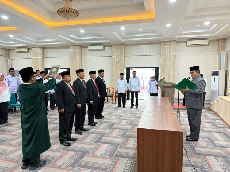 Empat Pejabat Eselon III Kemenag Aceh Dilantik: Boleh Berinovasi Tapi Jangan Tabrak Regulasi