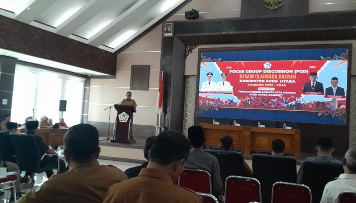Pemkab Aceh Utara Gelar FGD Desain Olahraga Daerah