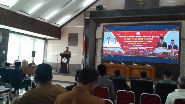 Pemkab Aceh Utara Gelar FGD Desain Olahraga Daerah