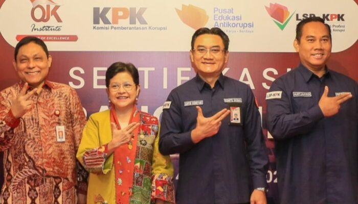 Cegah Dan Berantas Korupsi, OJK-KPK Selenggarakan Sertifikasi API