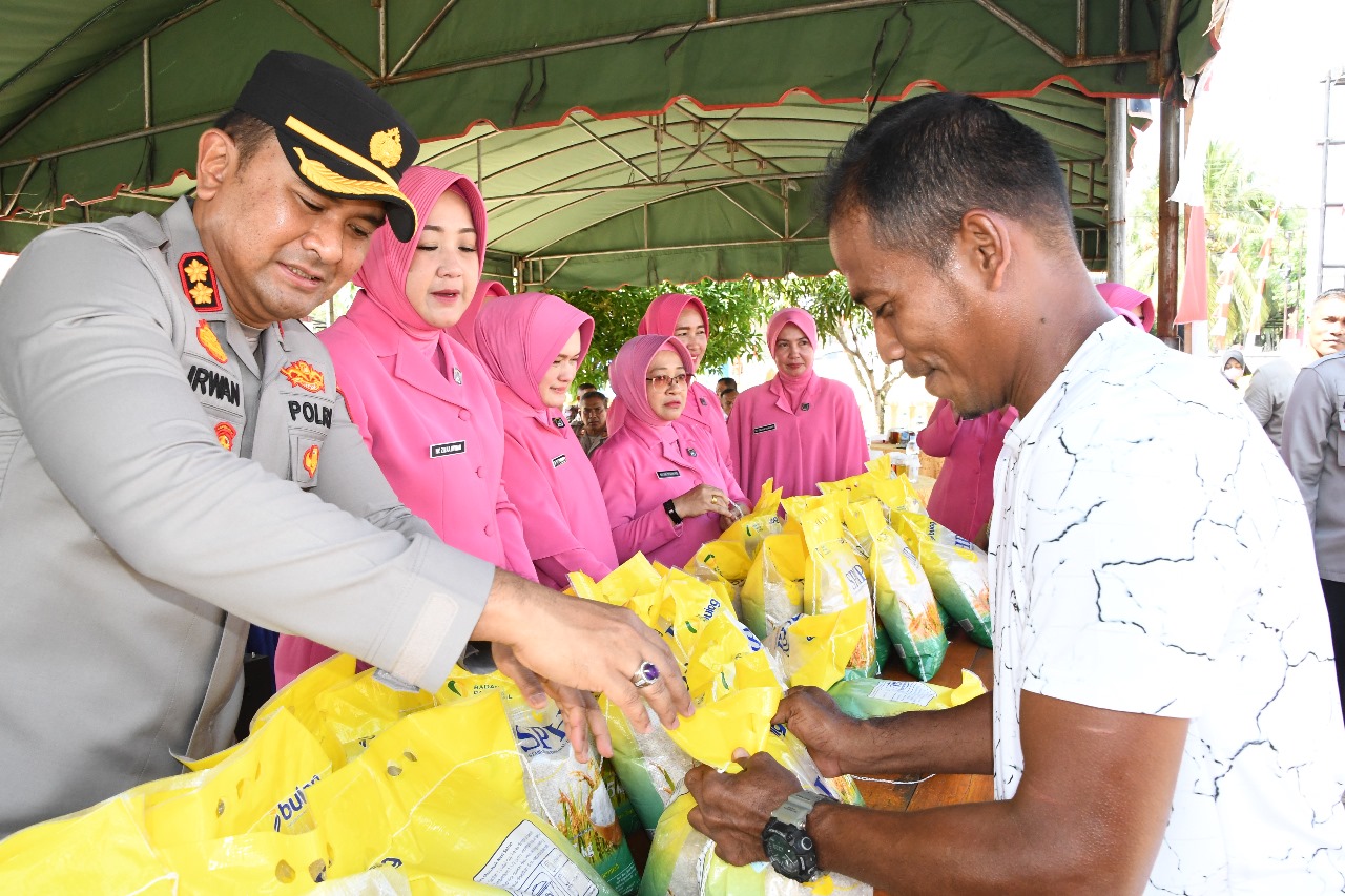 Gerakan Pangan Murah Polres Aceh Timur Siapkan 26 Ton Beras