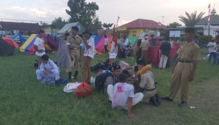 Ratusan Peserta Napak Tilas Brandan Bumi Hangus Dilepas 