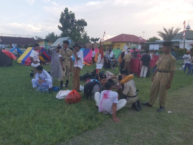 Ratusan Peserta Napak Tilas Brandan Bumi Hangus Dilepas 