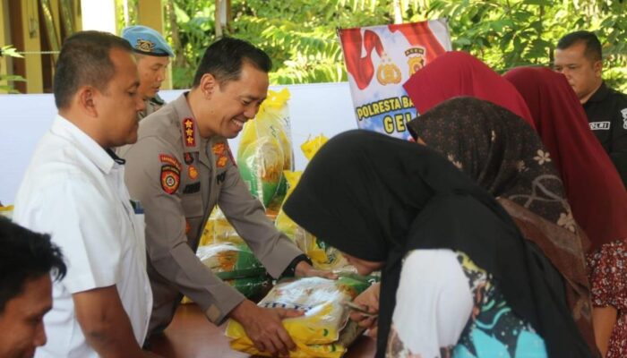 Polresta Banda Aceh Gelar GPM, 2,5 Ton Beras Ludes Diserbu