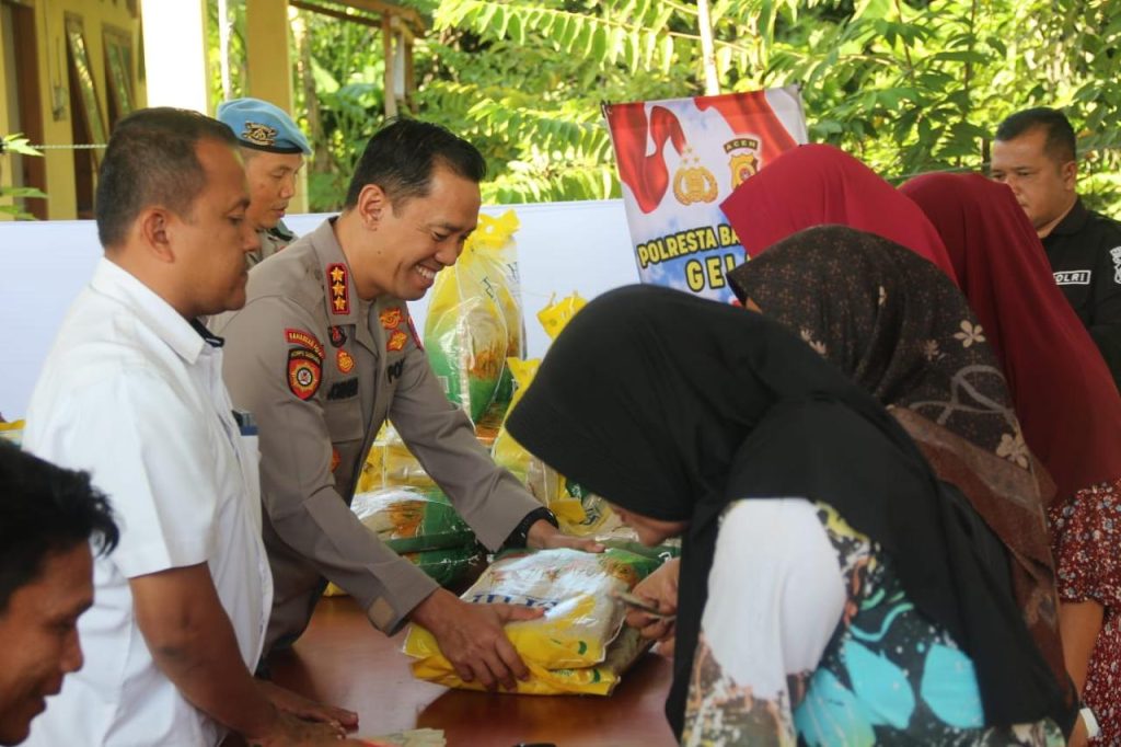 Polresta Banda Aceh Gelar GPM, 2,5 Ton Beras Ludes Diserbu