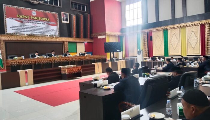 DPRK Agara Gelar Rapat Paripurna Masa Sidang III Tahun 2025