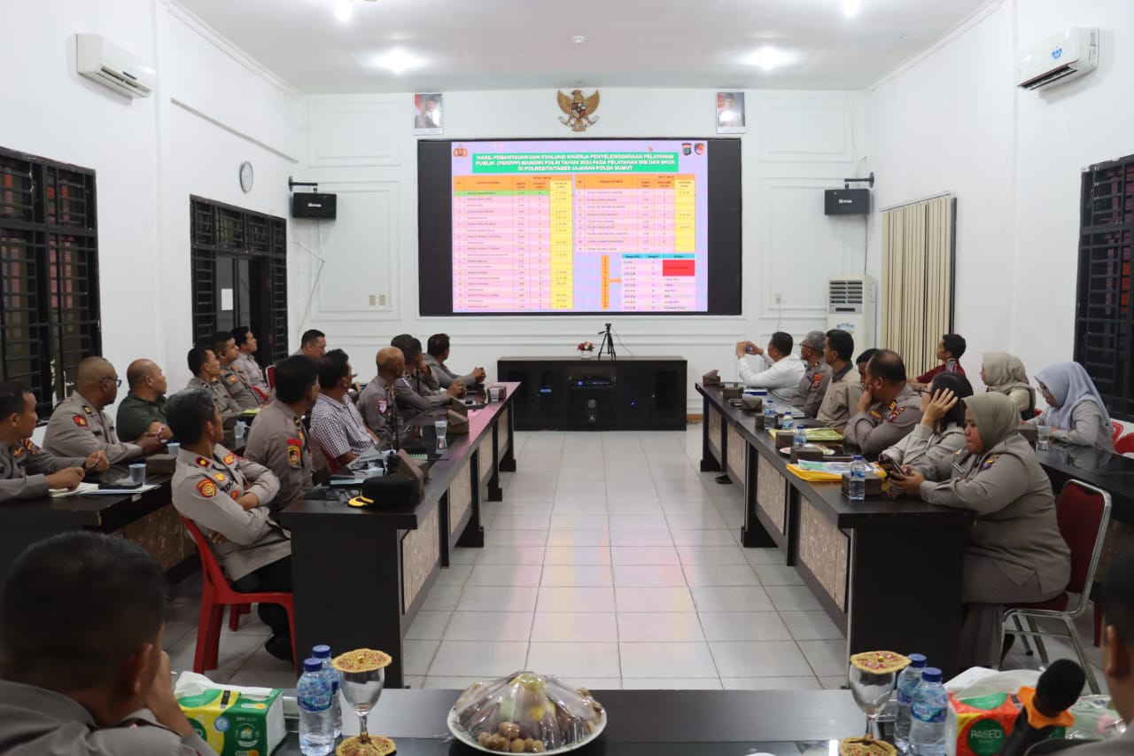 Polda Sumut Evaluasi Layanan Publik Polres Tanjungbalai
