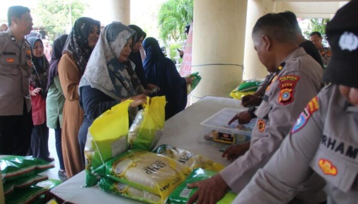 Polresta Banda Aceh Kembali Gelar GPM, Distribusikan 500 Sak Beras SPHP