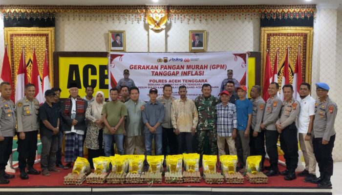 Gerakan Pangan Murah Bersama Kapolri, Kapolres Agara Bantu Eks Kombatan
