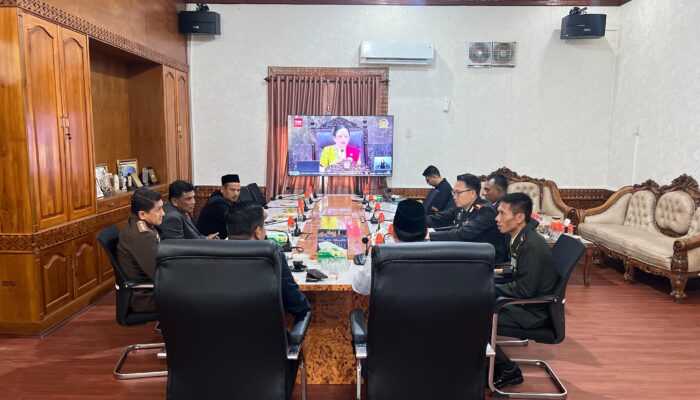 Bupati Dan Forkopimda Pidie Simak Pidato Presiden RI