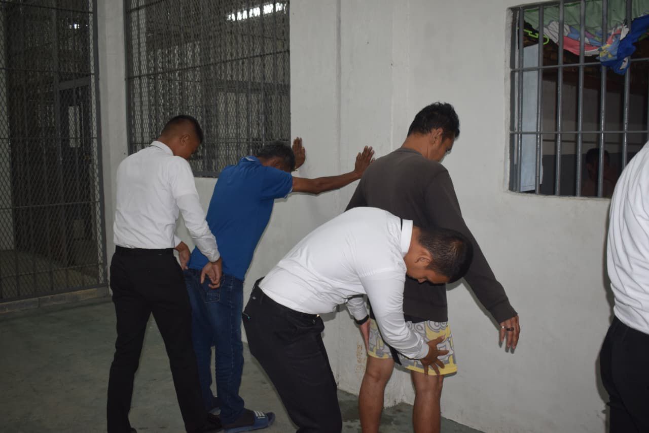 Cegah Peredaran Narkoba, Rutan Kelas IIB Humbahas Razia Insidentil