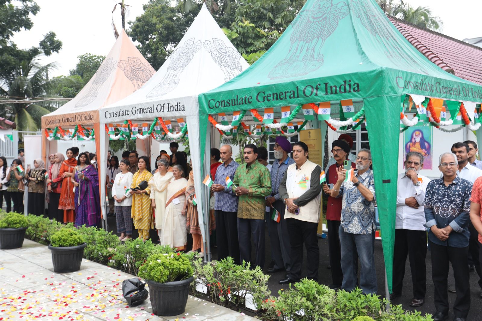 Konjen India Di Medan Rayakan Kemerdekaan India Ke 79 Tahun