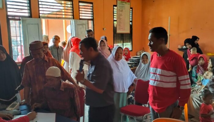 Pemdes Blang Bintang Buka Pengobatan Gratis