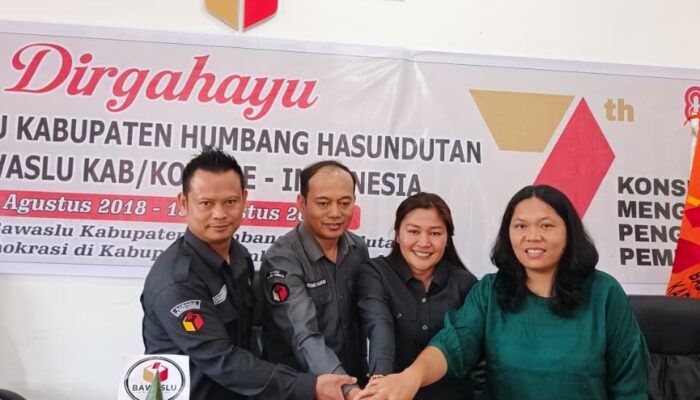Di Humbahas, HUT Ke-7 Bawaslu Kabupaten/Kota Dirayakan Sederhana