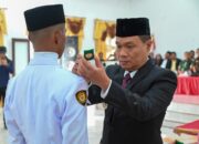 Bupati Humbahas Kukuhkan Paskibraka