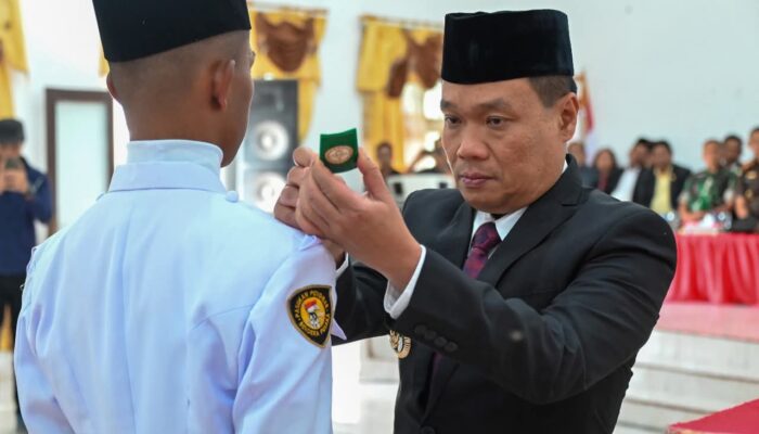 Bupati Humbahas Kukuhkan Paskibraka