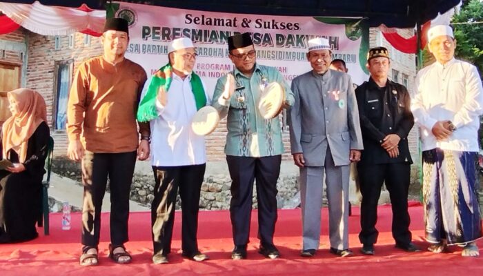Wali Kota Padangsidimpuan Resmikan Partihaman Saroha Desa Dakwah Binaan MUI