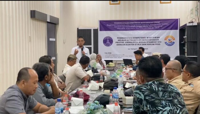 Dosen UMA Latih Wartawan Media Siber Tentang SEO, Etika Dan Hukum Pers