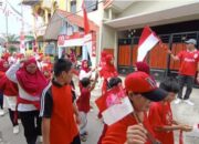 Semarakkan HUT RI, Warga Sidorame Barat 1 Ikuti Jalan Sehat