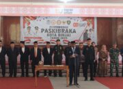 Wali Kota Binjai Kukuhkan 62 Anggota Paskibraka Tahun 2025