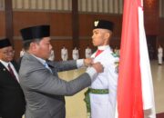 45 Anggota Paskibraka Deliserdang Dikukuhkan