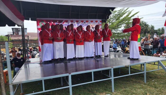 Meriahkan HUT Ke 80 RI, Glumpang Baro Gelar Lomba Hymne Aceh