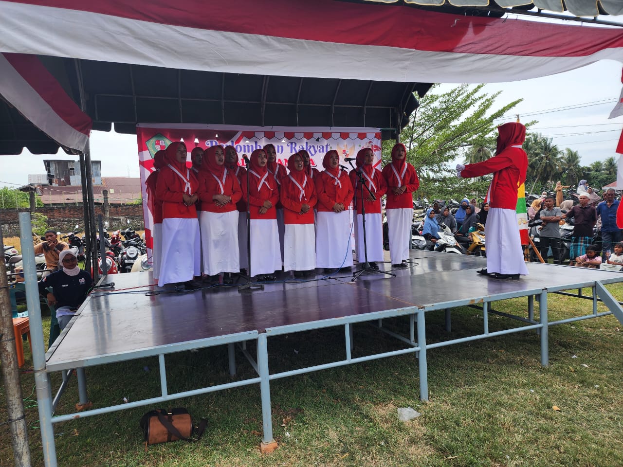 Meriahkan HUT Ke 80 RI, Glumpang Baro Gelar Lomba Hymne Aceh