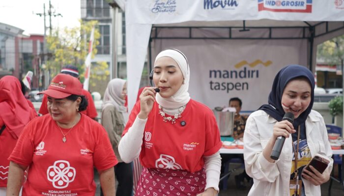 Menyambut HUT RI Ke-80 Mandiri Taspen Gelar Aksi Sosial
